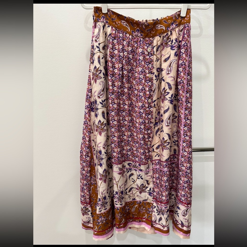 Xirena Teagan Skirt in Ivory Trail, Size S
